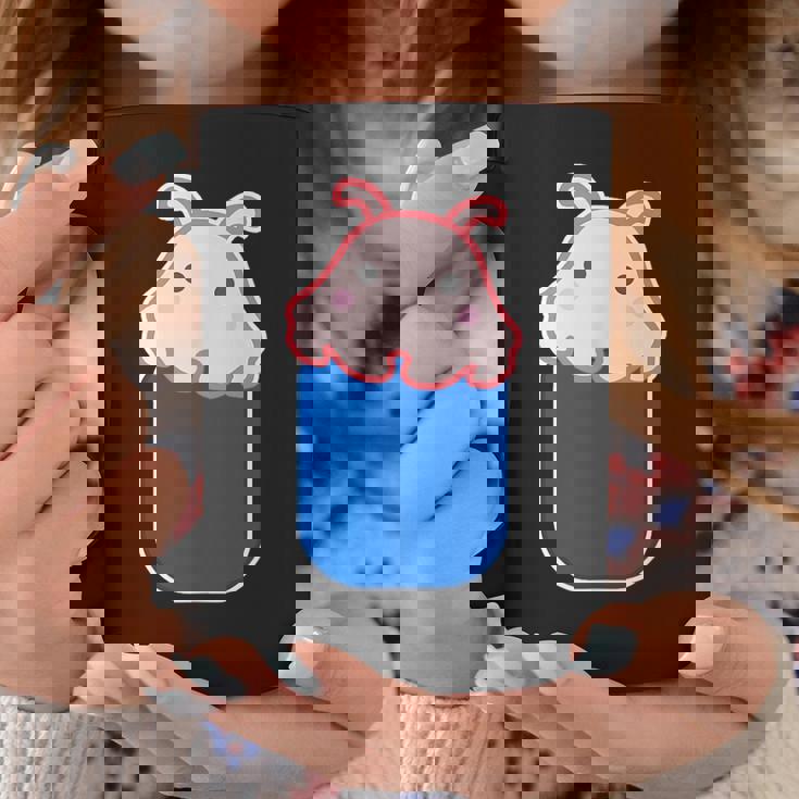 メンダコ（いん ざ ポケット）ワンポイント 胸【どうぶつフレンズ】ゆるくて かわいい 動物 グッズ イラスト 面白い コーヒーマグ 面白い贈り物