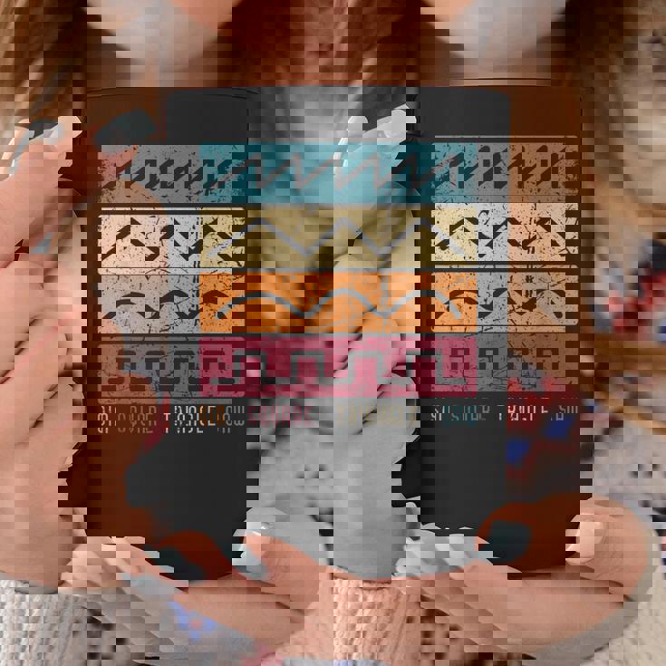 モジュラー シンセサイザー テクノ ビンテージ アナログ 波形 コーヒーマグ 面白い贈り物