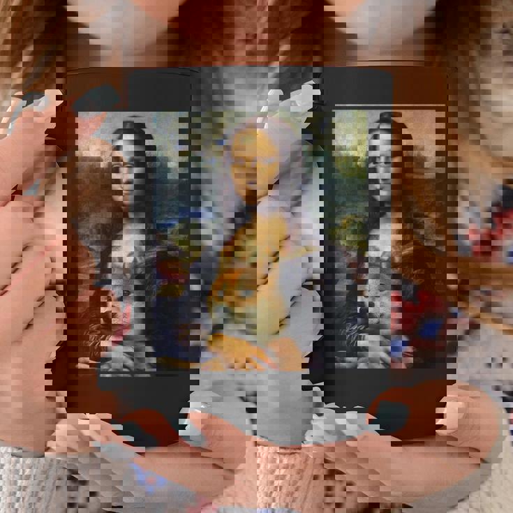 モナリサダヴィンチ プリントシャツ 柴犬とモナリサ コーヒーマグ 面白い贈り物