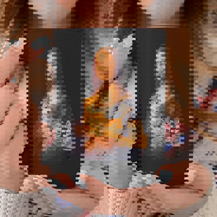 モナリザ 面白いtシャツ 柴犬 イヌ わんこ メンズ 犬好き グッズ かわいい おもしろ 面白い 服 ネタ コーヒーマグ 面白い贈り物