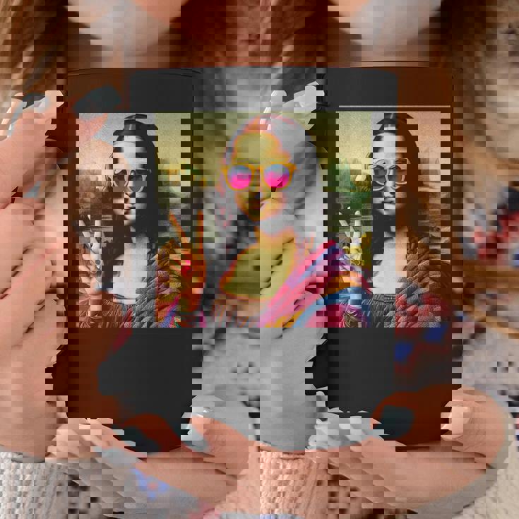 モナリザvサイン コーヒーマグ 面白い贈り物