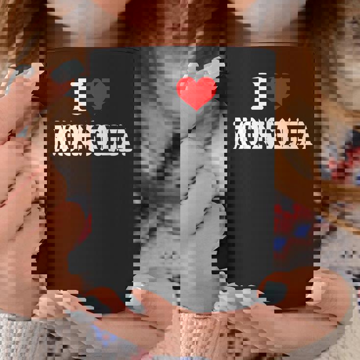 モンゴル I Love Mongolia コーヒーマグ 面白い贈り物