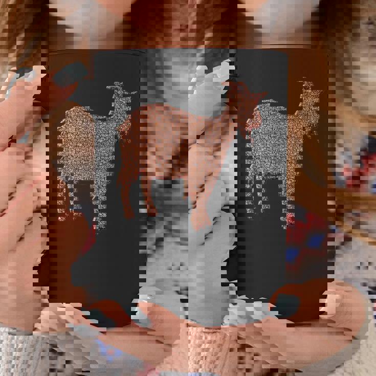 ヤギ動物コーヒー豆 コーヒーマグ 面白い贈り物