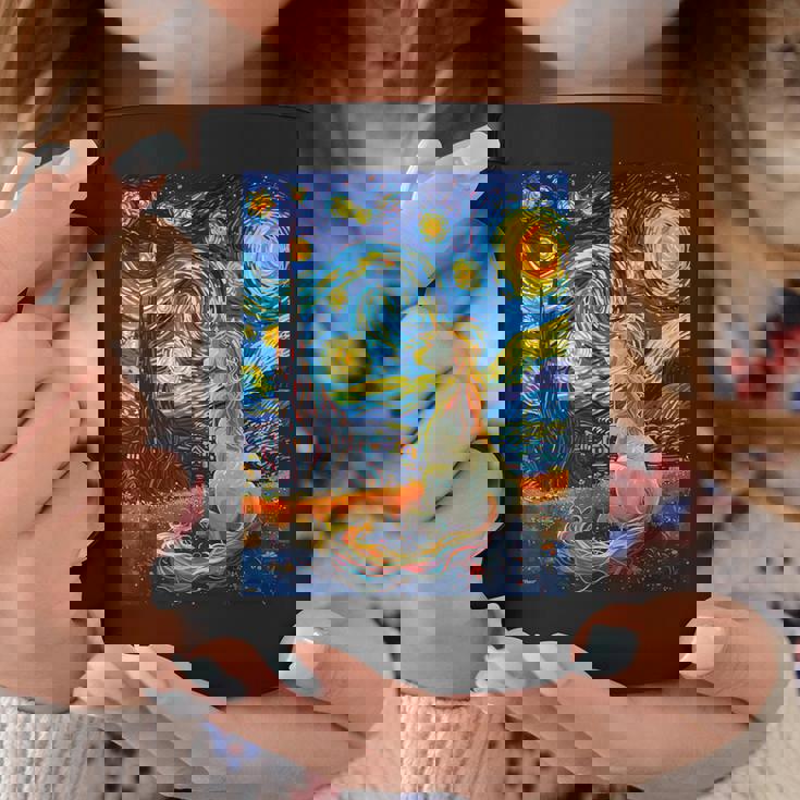 ユニコーン恋人のためのユニコーン恋人のスターリーナイトヴァンゴッホ コーヒーマグ 面白い贈り物