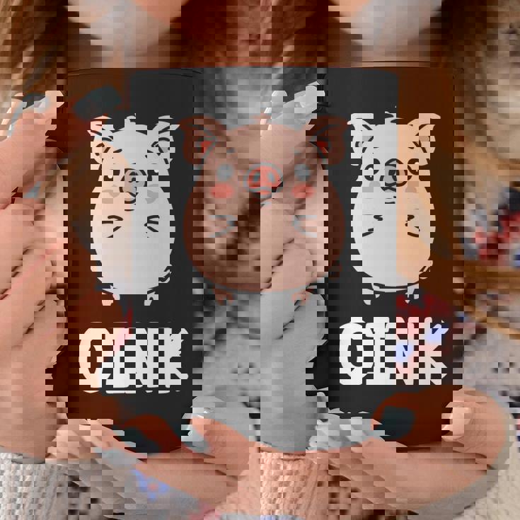 ユーモア豚 ミニマリスト かわいい 面白い豚 長袖tシャツ コーヒーマグ 面白い贈り物