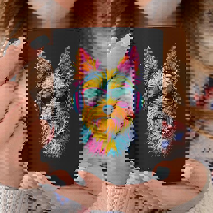 ヨークシャーテリア サングラス 愛犬家 スウィートヨーキー コーヒーマグ 面白い贈り物