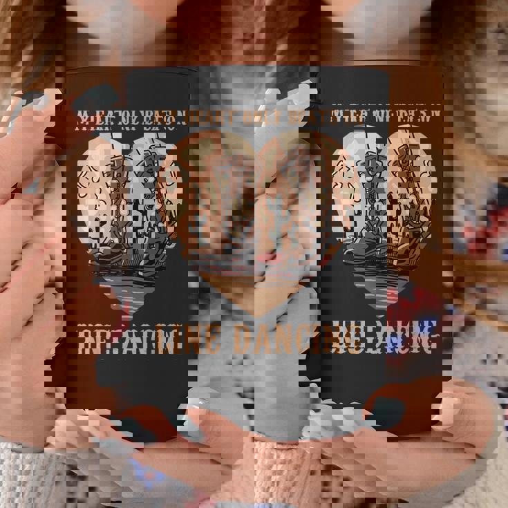 ラインダンス ウエスタンカントリー ラインダンス コーヒーマグ 面白い贈り物