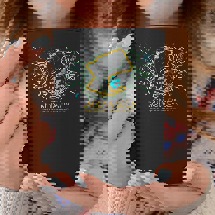 ラグナセカ サーキットマップデザイン コーヒーマグ 面白い贈り物