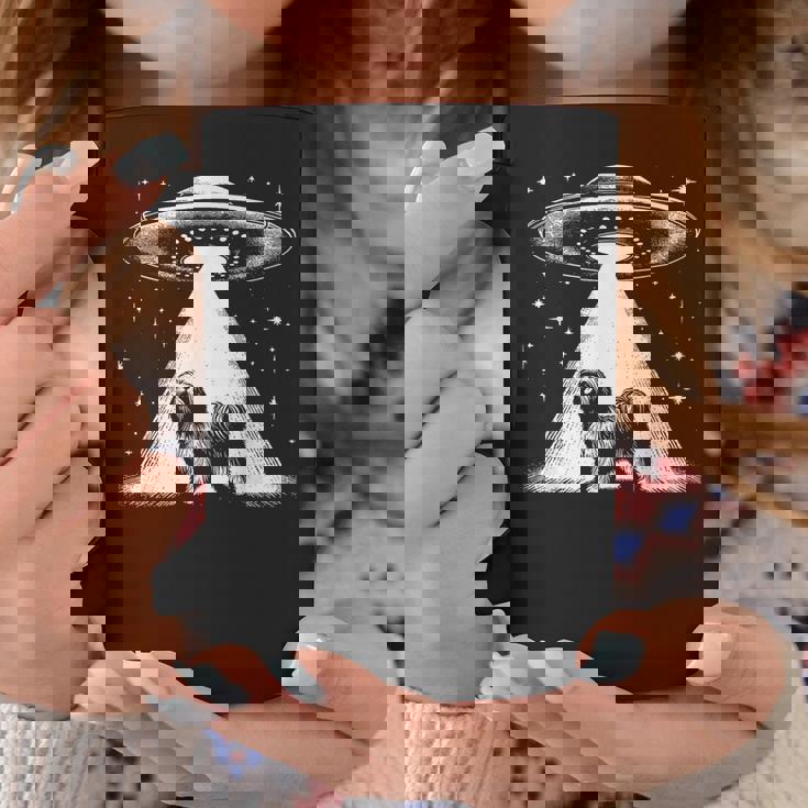 ラサ・アプソ・マム・ダッド・ドッグ-面白いエイリアンufo コーヒーマグ 面白い贈り物