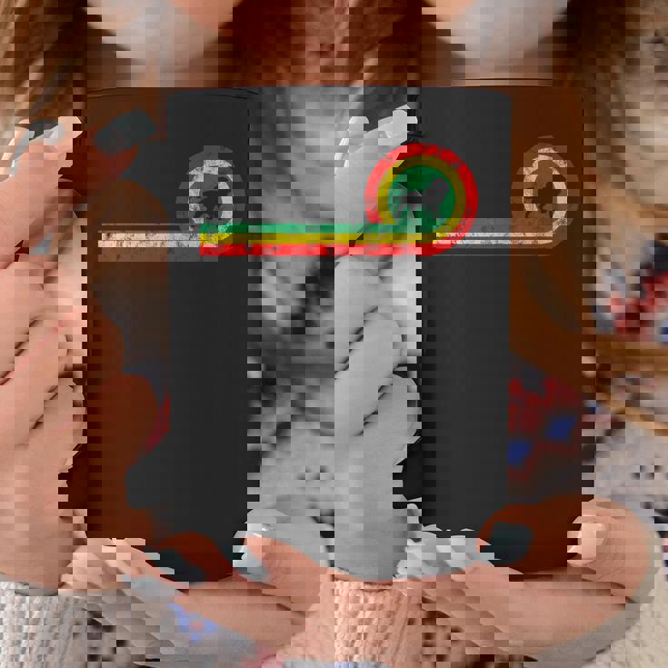 ラスタファリアンカラーのユダのライオン。ラスタとレゲエのファンに。 コーヒーマグ 面白い贈り物