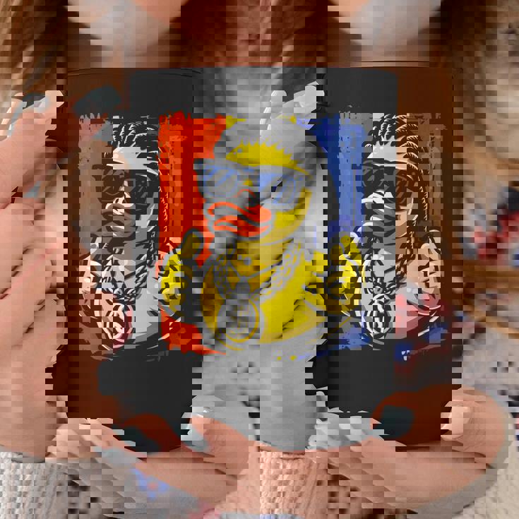 ラッパー ラバーダック ヒップホップ アヒル コーヒーマグ 面白い贈り物