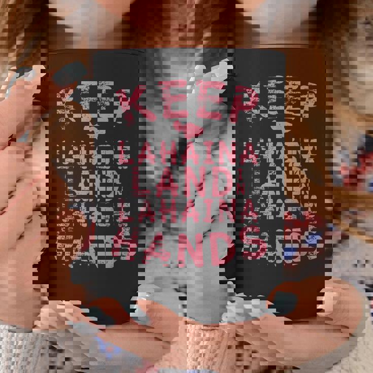 ラハイナの土地をラハイナの手元に残し、ハワイのマウイ島のために祈りましょう コーヒーマグ 面白い贈り物