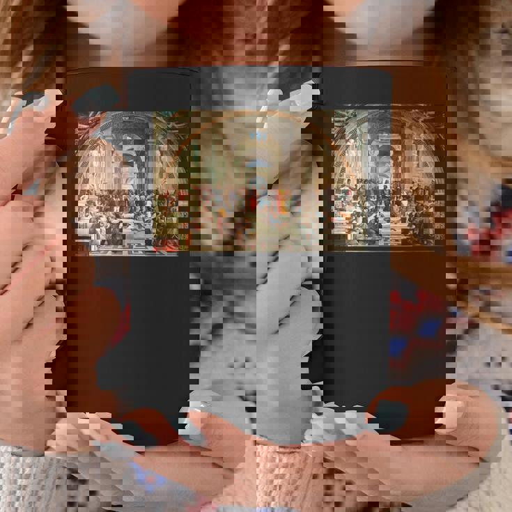 ラファエロ作「アテネの学堂」 コーヒーマグ 面白い贈り物