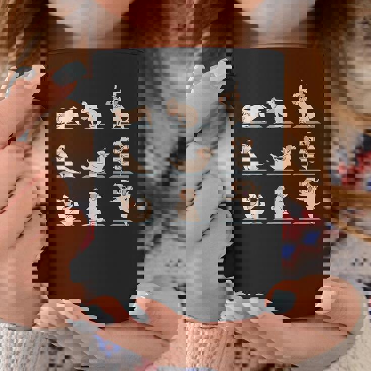 ラブラドール レトリバー ヨガ コーヒーマグ 面白い贈り物