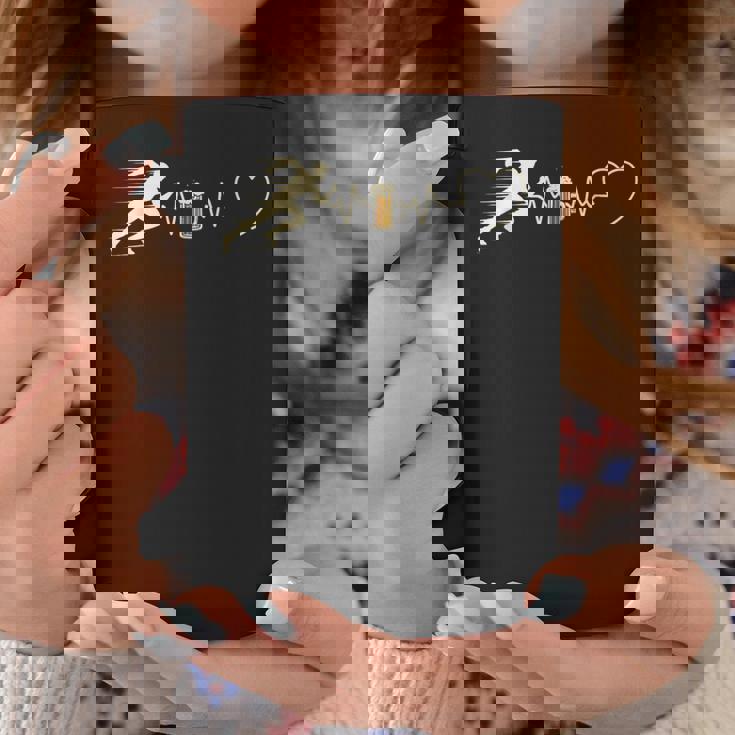 ランニングビールマン ユーモア ランニング 面白いギフトアイデア コーヒーマグ 面白い贈り物