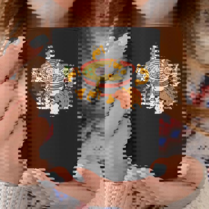 ラーメン寿司ウェルシュ・コーギー・ペンブローク犬 コーヒーマグ 面白い贈り物