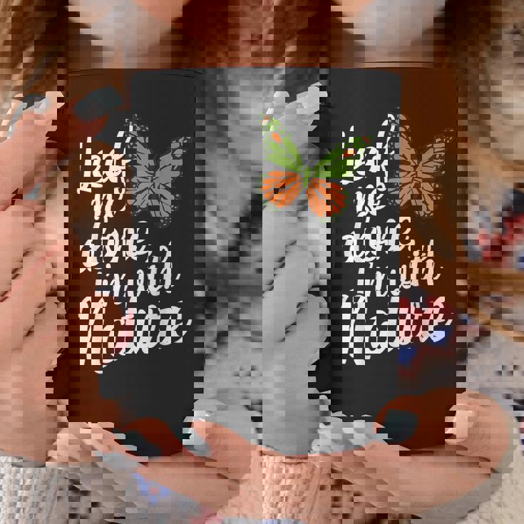 リーフ・ミー・アローン・ネイチャー・デザイン コーヒーマグ 面白い贈り物