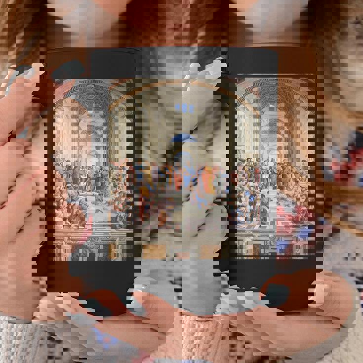 ルネッサンス名画 アテネの学校 コーヒーマグ 面白い贈り物