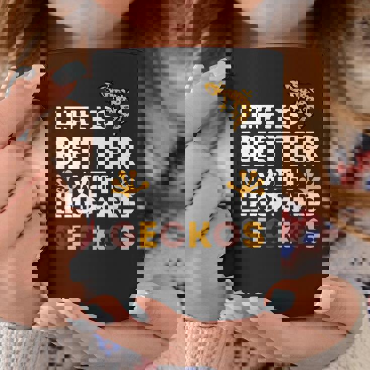 レオパード・ゲッコー愛好家 レオパード・ゲッコーと一緒なら人生はもっと楽しくなる コーヒーマグ 面白い贈り物