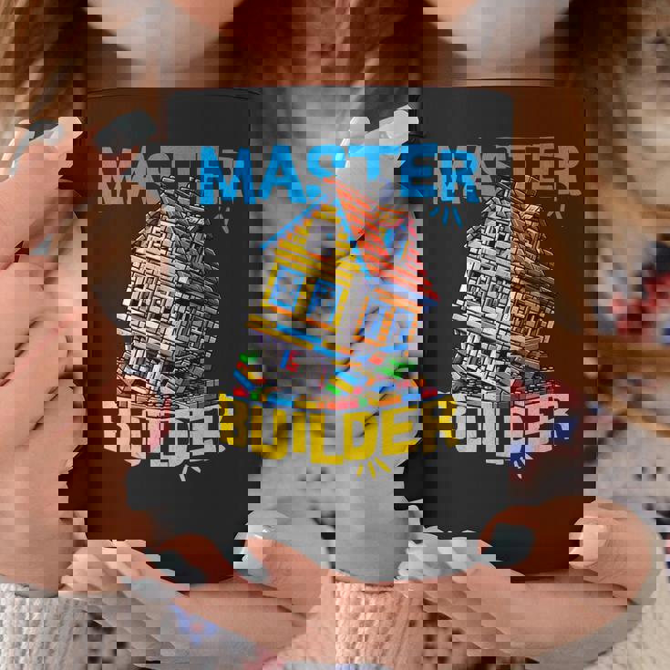 レゴのレンガ造りマスタービルダー面白い曲がった家。 コーヒーマグ 面白い贈り物