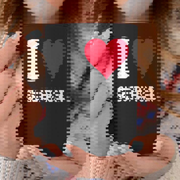 レッドハート I Love Gunnar コーヒーマグ 面白い贈り物