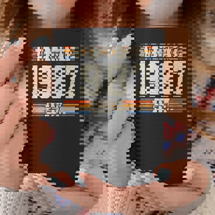 レトロ 38 年 ヴィンテージ 1987年 創業 38 周年 コーヒーマグ 面白い贈り物