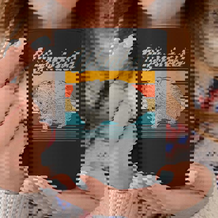 レトロ アウトバック オージー 動物園 キーパー オーストラリア ウォンバット コーヒーマグ 面白い贈り物