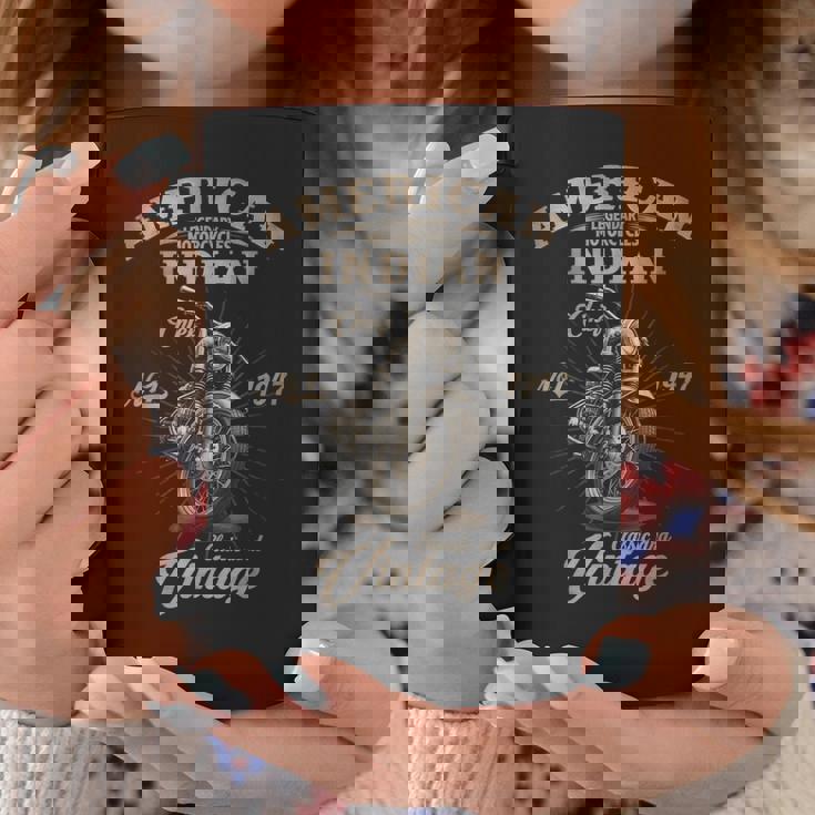 レトロ アメリカン オートバイ インディアン オールドバイカー コーヒーマグ 面白い贈り物