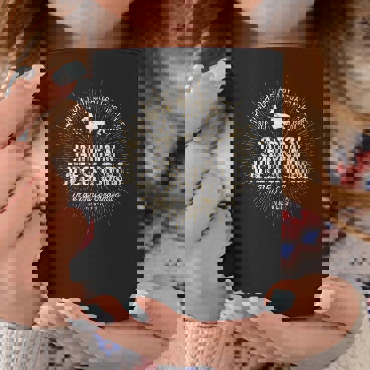 レトロ カーディガン・ウェルシュ・コーギー ヴィンテージ コーヒーマグ 面白い贈り物