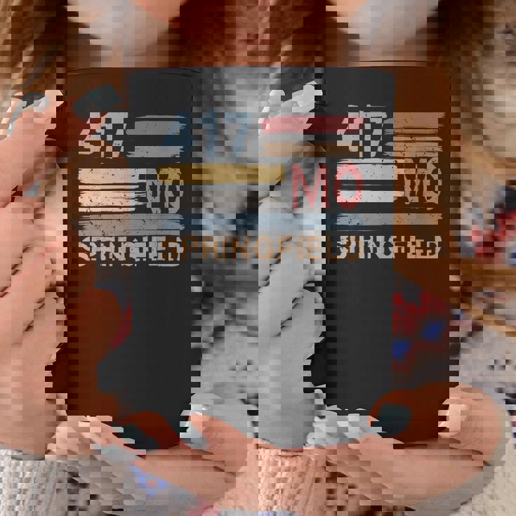 レトロ スプリングフィールド エリアコード 417 ミズーリ州 コーヒーマグ 面白い贈り物