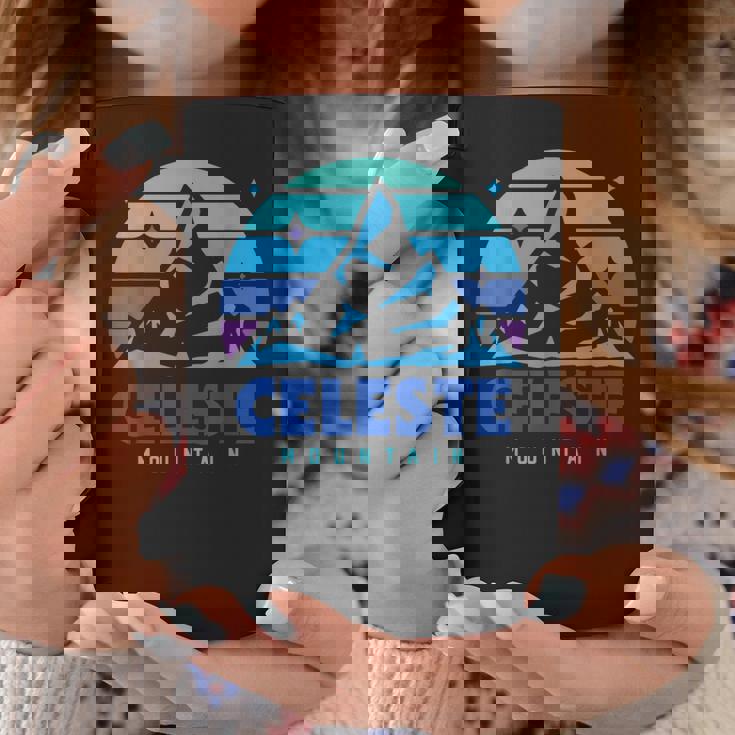 レトロ セレステ ヴィンテージデザイン 山遊び ビデオゲーム コーヒーマグ 面白い贈り物