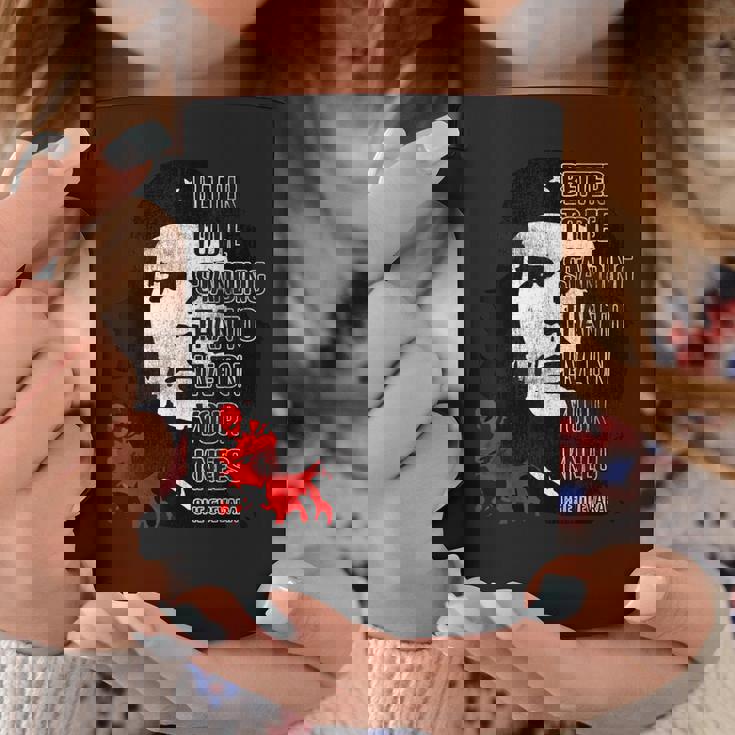 レトロ チェ・ゲバラアドミラー 革命的な引用句 ミーム コーヒーマグ 面白い贈り物