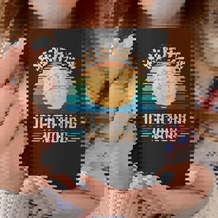 レトロ メロンパン Did Nothing Wrong ヴィンテージ メロンパン 食品愛好家 コーヒーマグ 面白い贈り物