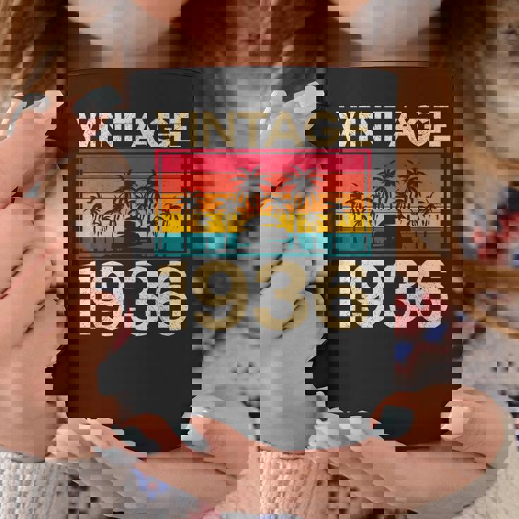 レトロ ヴィンテージ 1936 誕生日 コーヒーマグ 面白い贈り物