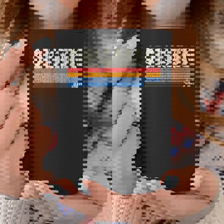 レトロ ヴィンテージ 70年代 80年代風 茅ヶ崎 日本 コーヒーマグ 面白い贈り物