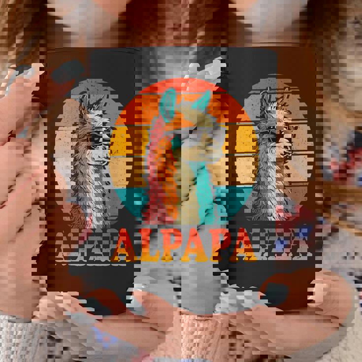 レトロ ヴィンテージ Alpapa アルパカ 恋人 ラマ 父の日 コーヒーマグ 面白い贈り物