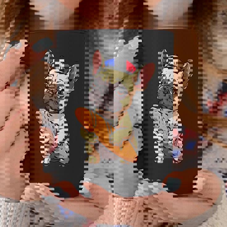 レトロ ヴィンテージ かわいい フレンチブルドッグ パリ お土産 ギフト コーヒーマグ 面白い贈り物