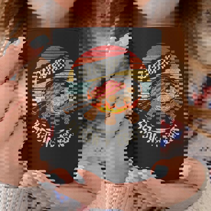 レトロ ヴィンテージ カルシファーのベーコンと卵料理 食品愛好家 コーヒーマグ 面白い贈り物