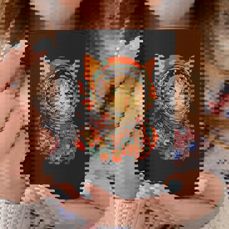 レトロ 宇宙飛行士 猫 コーヒーマグ 面白い贈り物