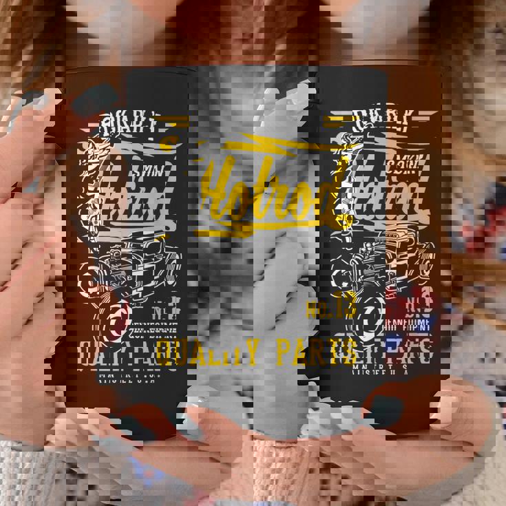レトロなヴィンテージスタイルのホットロッドデザイン。 コーヒーマグ 面白い贈り物