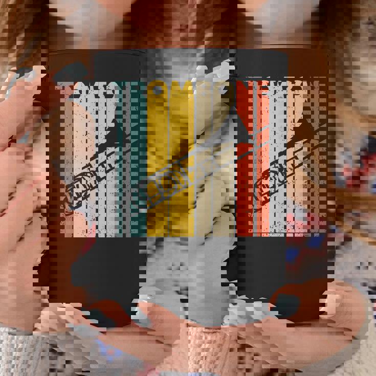 レトロトロンボーン I 吹奏楽部 I ミュージシャン I トロンボーン コーヒーマグ 面白い贈り物