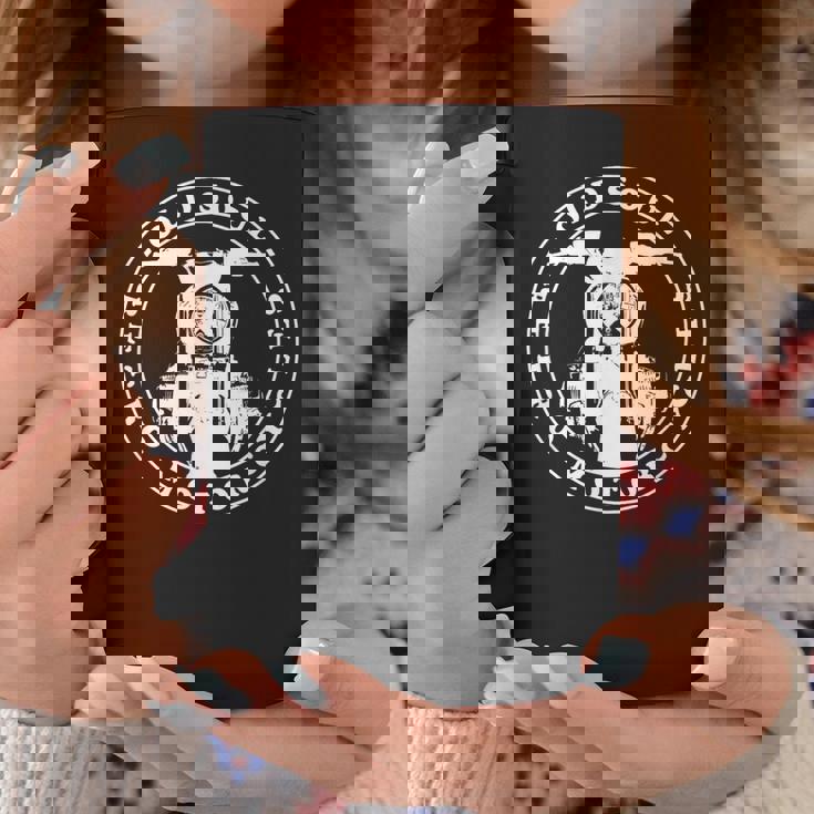 レトロバイク R Ninet フロントビュー レタリング付き コーヒーマグ 面白い贈り物