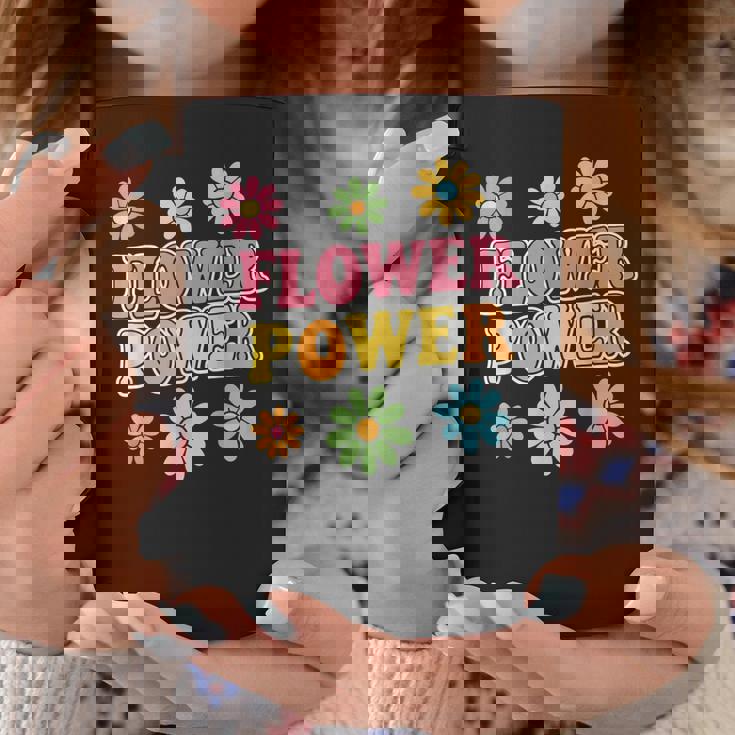 レトロフラワーパワー 60年代 70年代 美的 ヒッピー ボーホースタイル コーヒーマグ 面白い贈り物