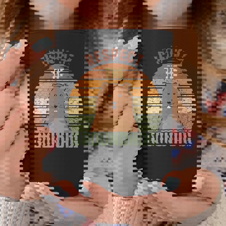 レトロリスペクトザグラウンドホッグハッピーグラウンドホッグデー2025 コーヒーマグ 面白い贈り物