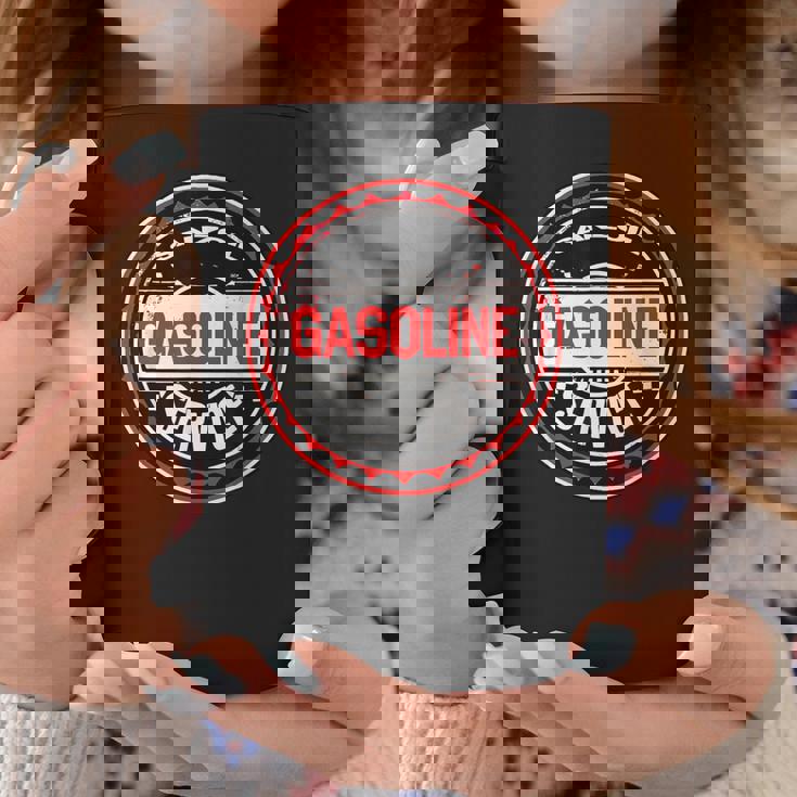 レトロヴィンテージガソリンスタンドanzoil モーターオイル 車 バイク ガレージ コーヒーマグ 面白い贈り物