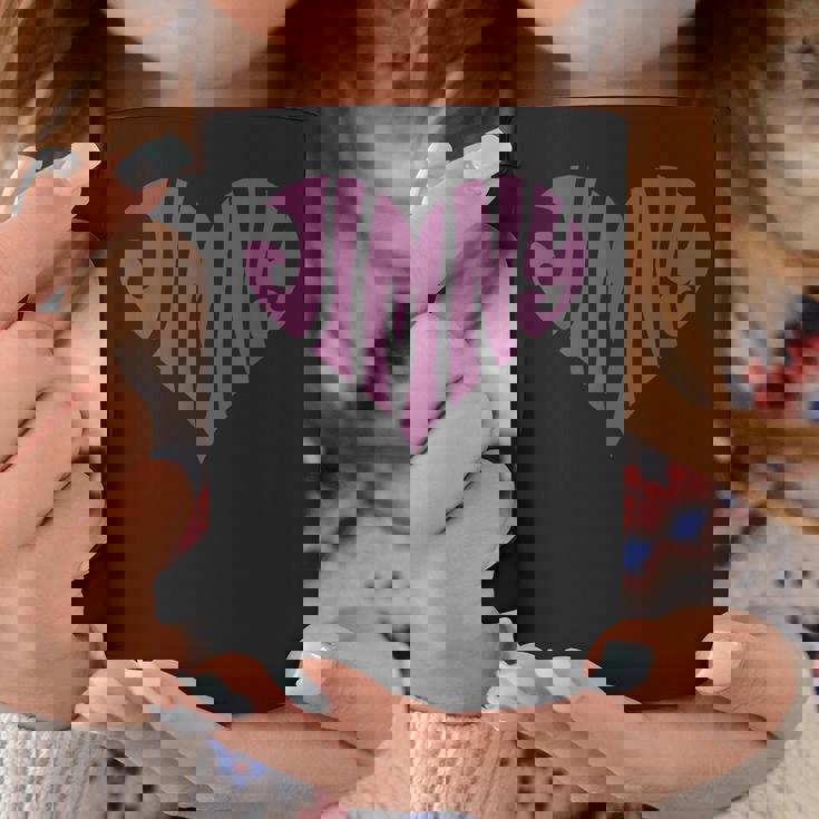 レトロヴィンテージスタイル ラブハートフィット ジムニーパープル コーヒーマグ 面白い贈り物