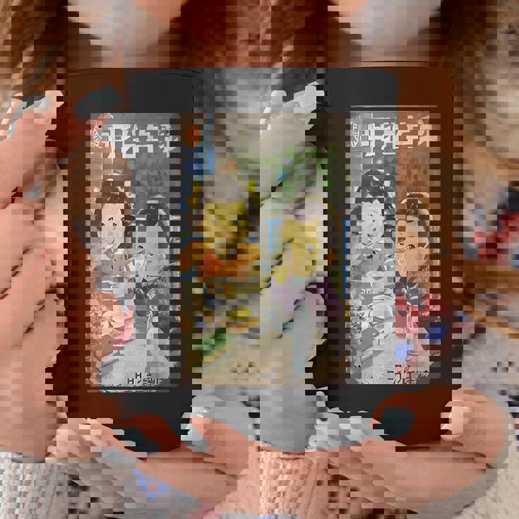 レトロ風和風デザイン コーヒーマグ 面白い贈り物