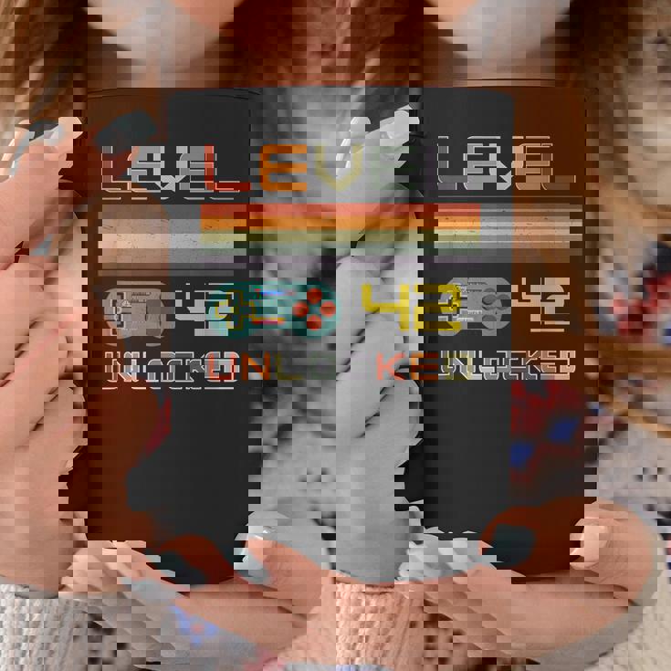 レベル42 アンロック ゲーマー 42歳の誕生日 コーヒーマグ 面白い贈り物