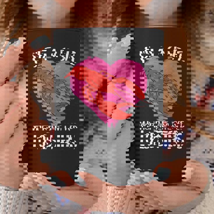ロブスターが大好きな女の子です。ザリガニ ロブスター コーヒーマグ 面白い贈り物