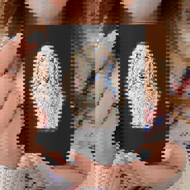 ロングヘア ダックスフンド ギフト かわいい ソーセージ 犬 レディース メンズ コーヒーマグ 面白い贈り物